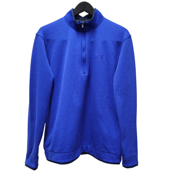 Under Armour Men's Loose Quarter-Zip Long-Sleeves Sweatshirt Large - Picture 3 of 7